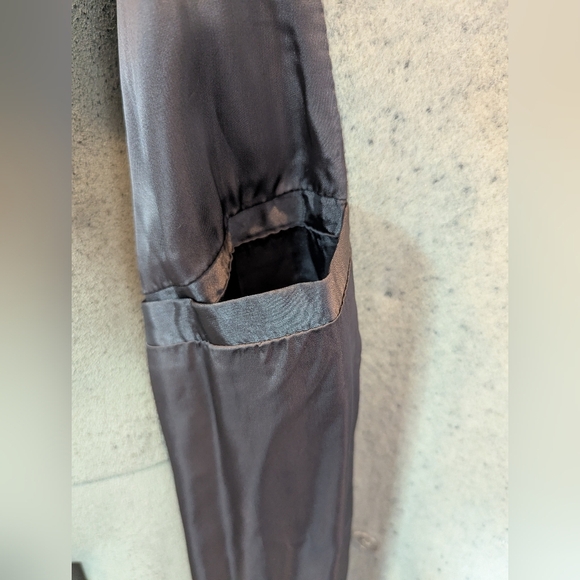 Vintage 80s Jonathan Christopher Full Length Ivory  Wool Trench Coat Over Size - Picture 10 of 16